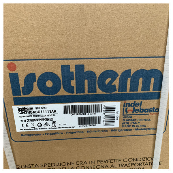 Isotherm Cruise 42 42L класически компресорен хладилник за вграждане 12/24V
