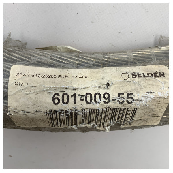 Selden 400E stainless steel 12 mm - 25200 mm forestay - 601-009-55