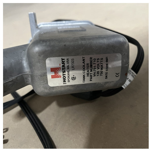 Kim Hotstart 舶用エンジン用 120V 750W クーラントヒーター - 耐久性に優れた寒冷地保護用アルミニウム製ブロックヒーター