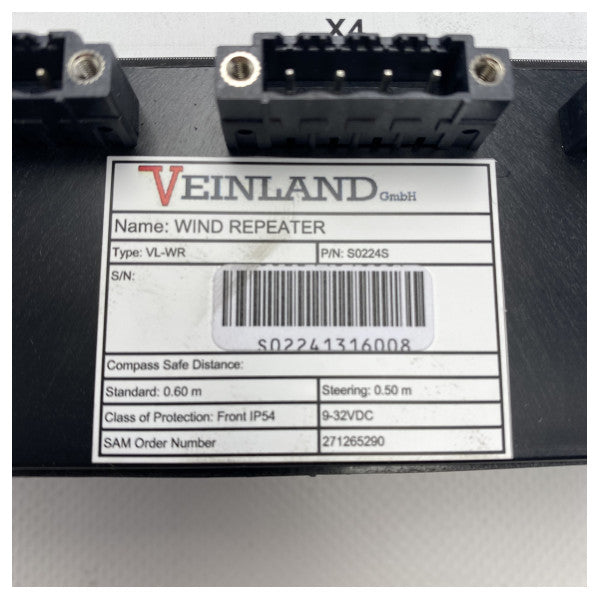 SAM Electronics Veinland display ripetitore di vento - VL-WR