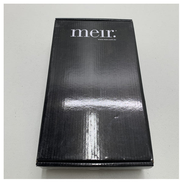 Meir Square black wall hot | cold shower mixer - MW01