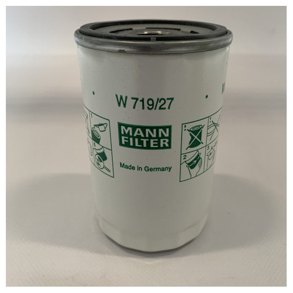 MANN W719/27 screw on oil filter white