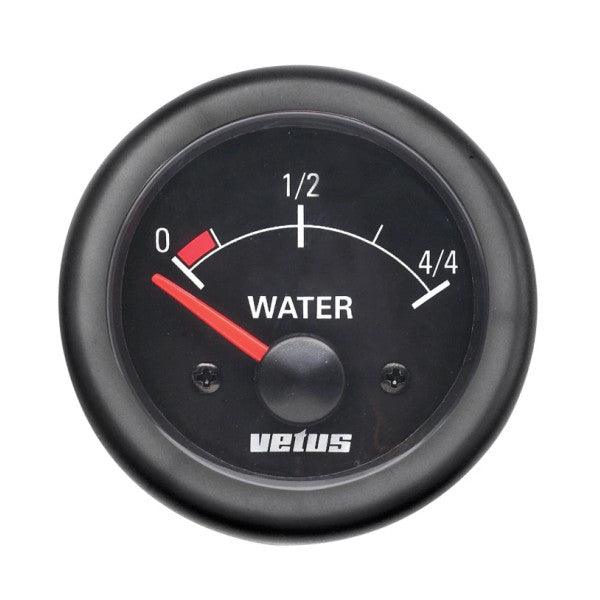 Vetus WATER24B 水タンク水位計 52mm 12V