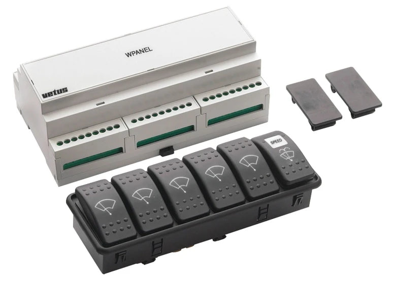 Vetus WPANEL-P contrôleur d'essuie-glace pour 5 essuie-glace