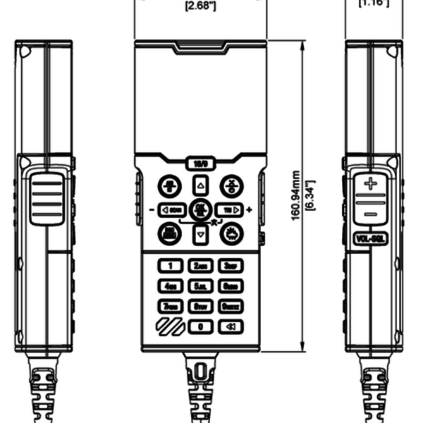 نظام B&G V100-B Blackbox VHF مع جهاز إرسال واستقبال وإستقبال جديد - 000-15793-001