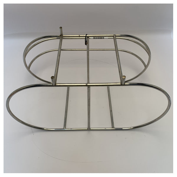 Custom made stainless steel double fender holder D280 mm