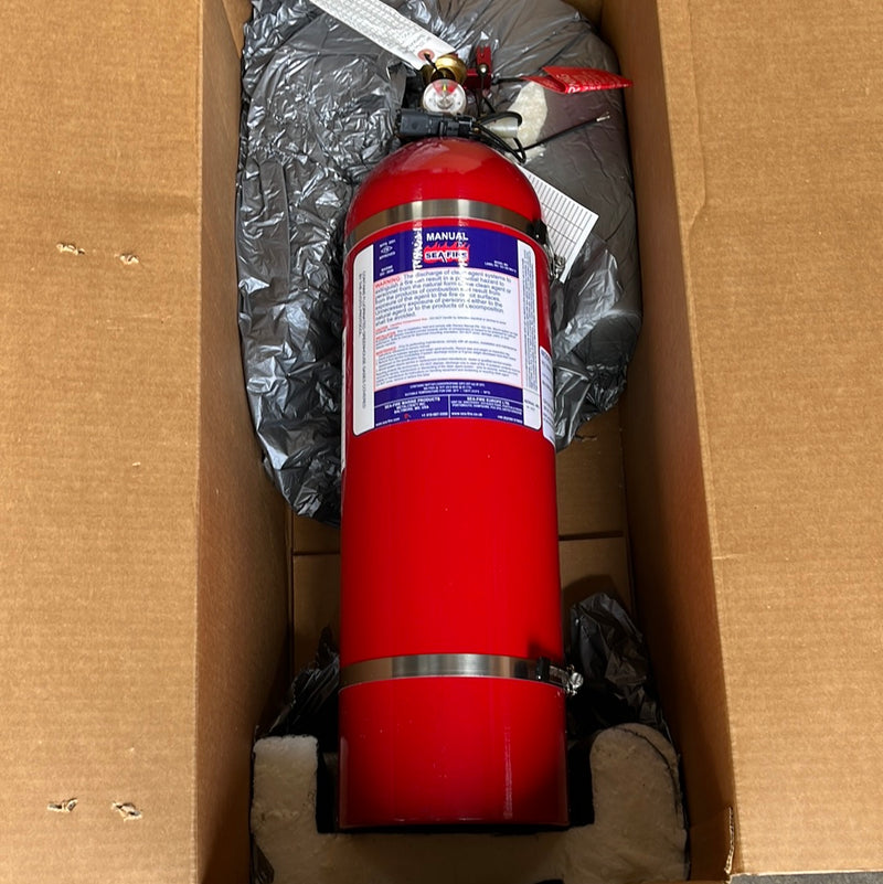 Sea Fire fire extinguisher manual FM200 550NM