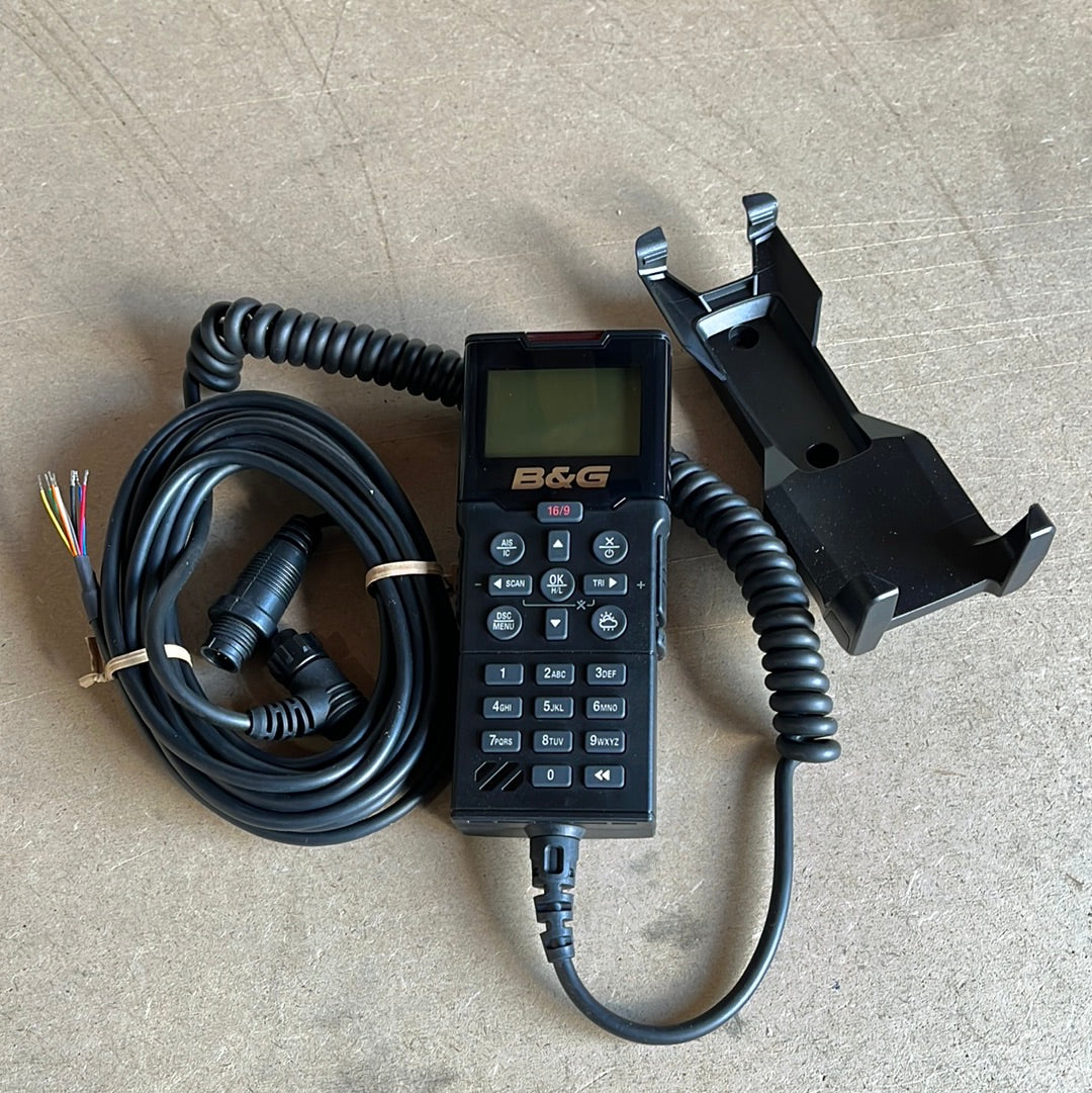 B & G H100 Handset mill-bogħod bil-fili għal V100 Blackbox VHF-000-15650-001