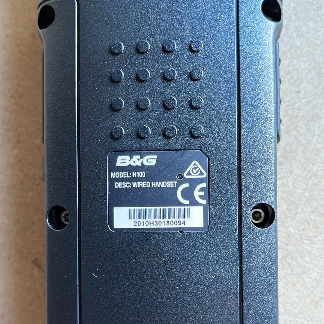 B & G H100 Handset mill-bogħod bil-fili għal V100 Blackbox VHF-000-15650-001