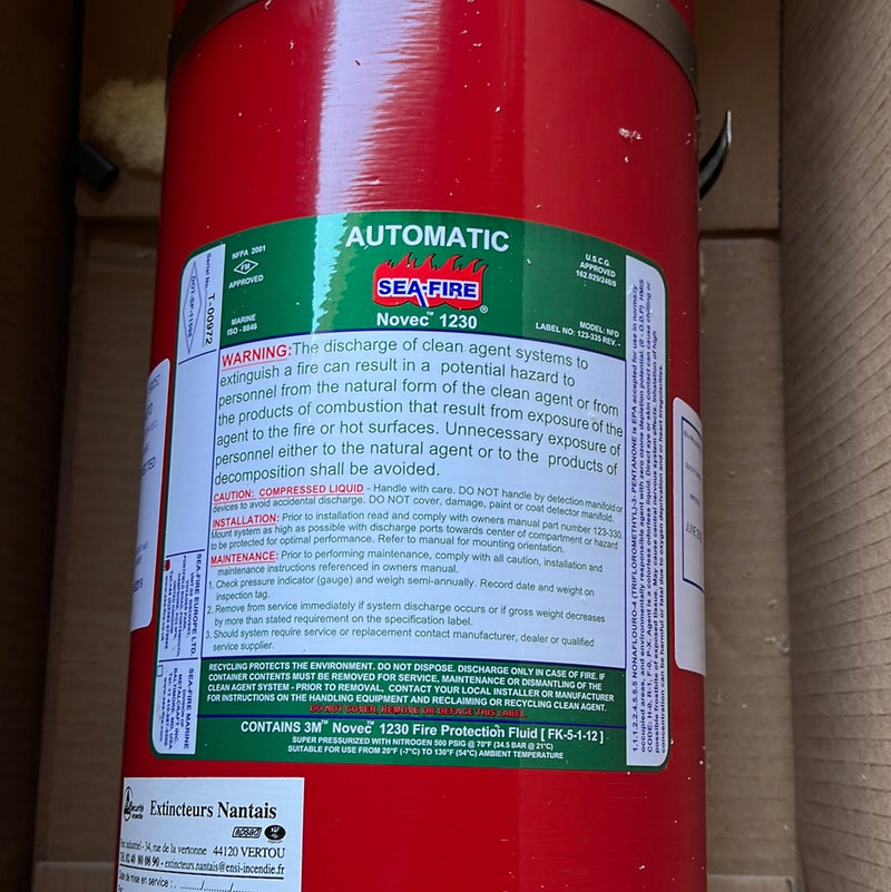 Sea Fire fire extinguisher Manual-Automatic NFD-475A