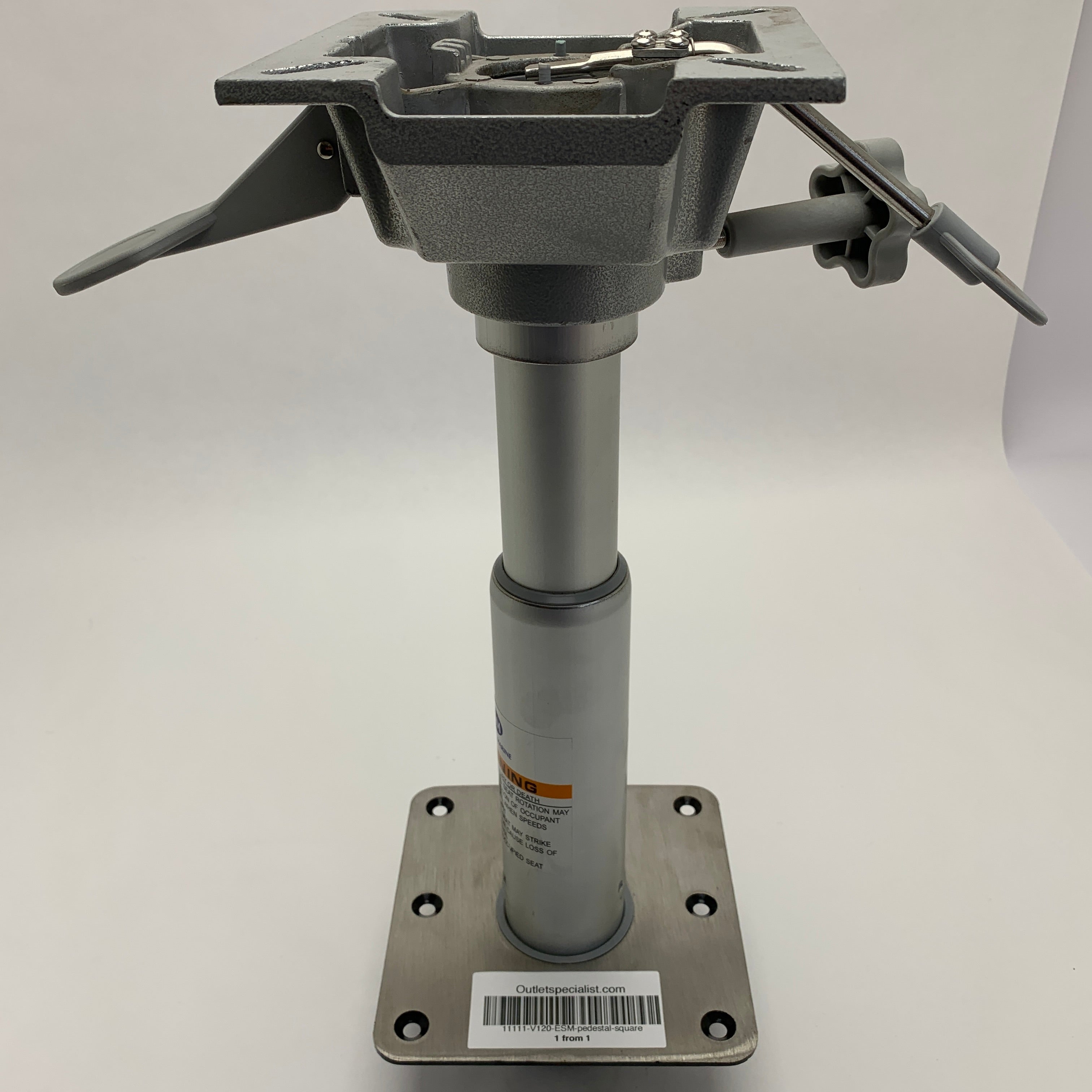 Eastsun Marine seat pedestal square base 175 to 486 mm