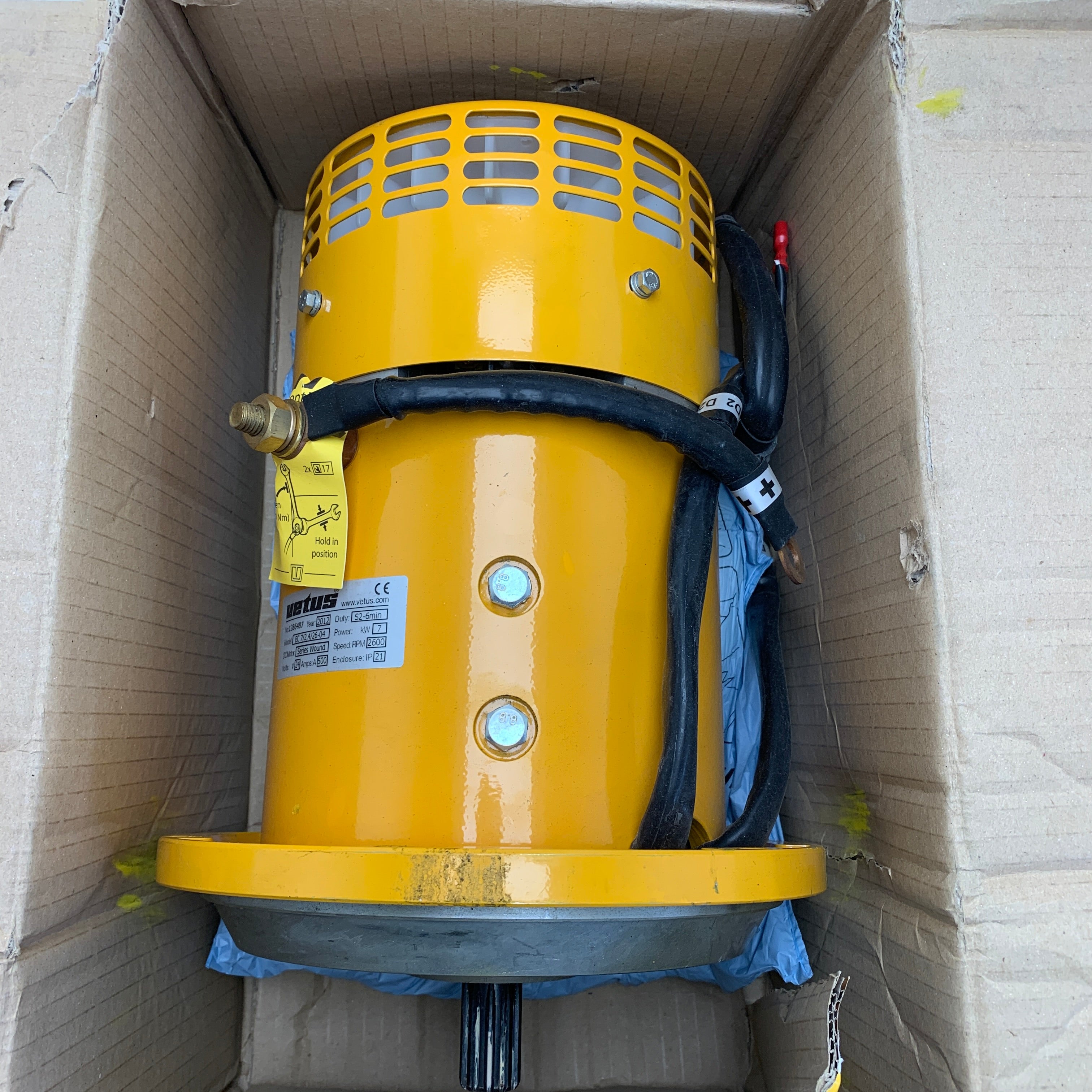 Vetus BP3018 BOW160 Motor eléctrico de hélice de 7 kW 24V