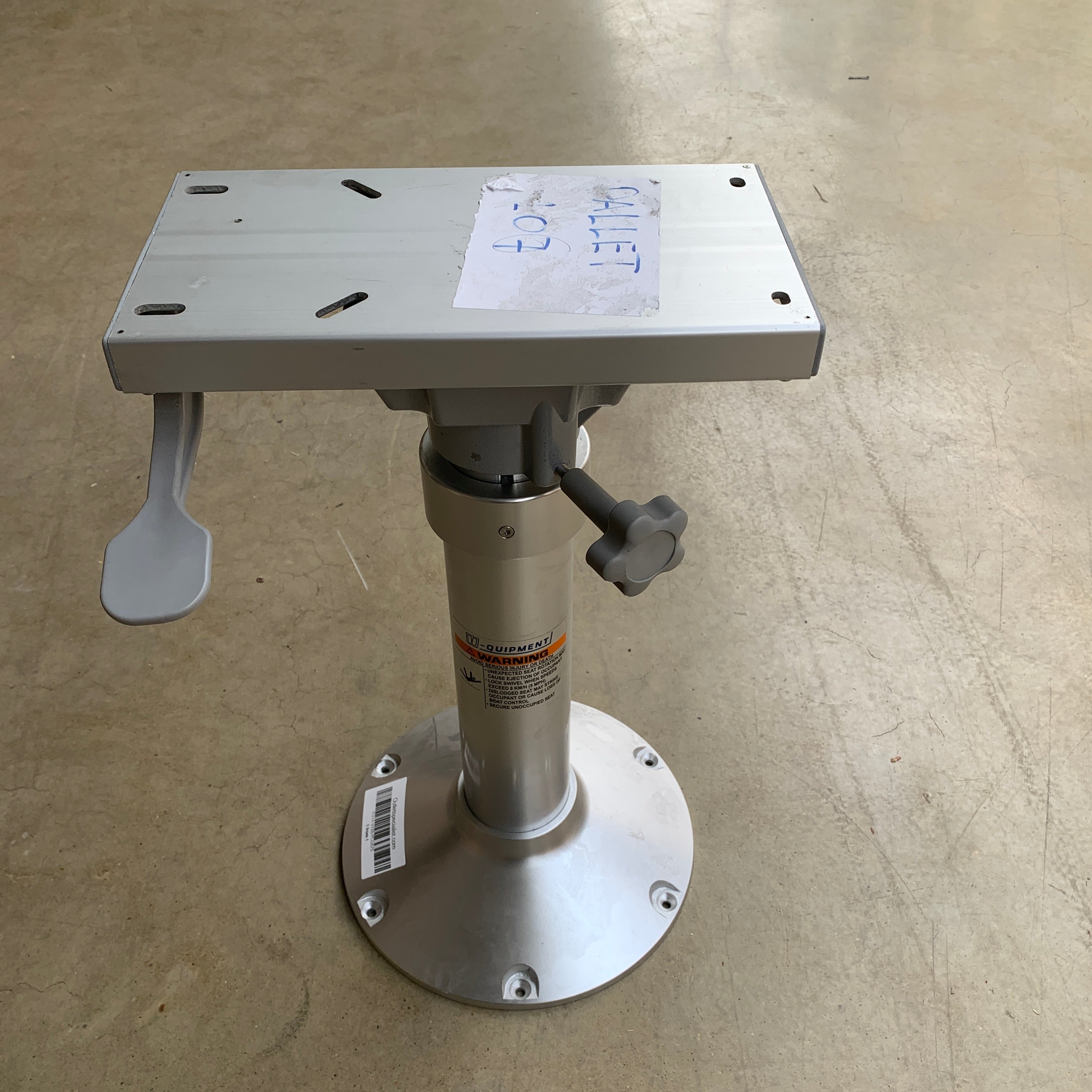 Suporte de assento Vetus PCG H575 mm alumínio fixo