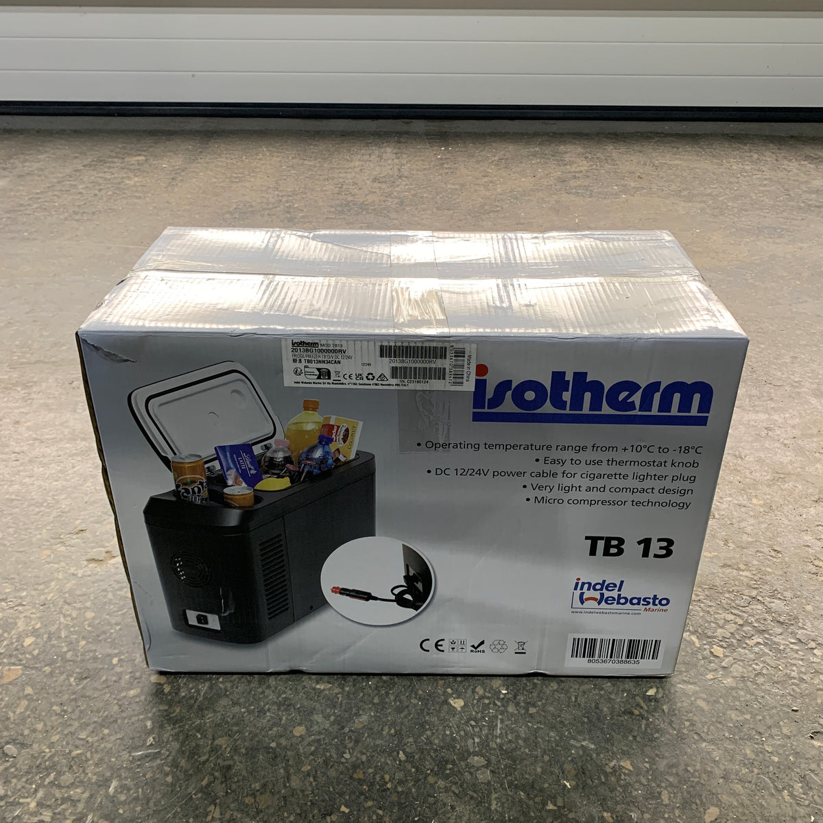 Isotherm IndelB TB13 Kompressor-Kühlbox 13L 12/24/230V - 2013BG1000000RV 