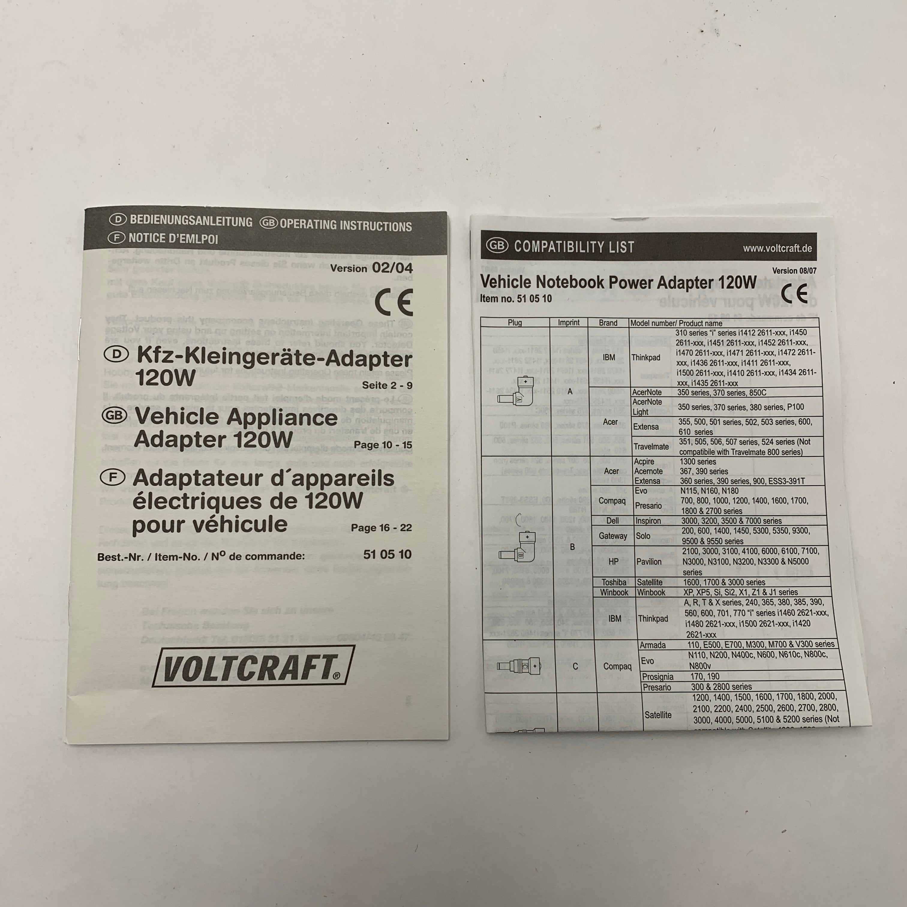 Voltkraft SMP-120 15-24V / 120W1 - 510510