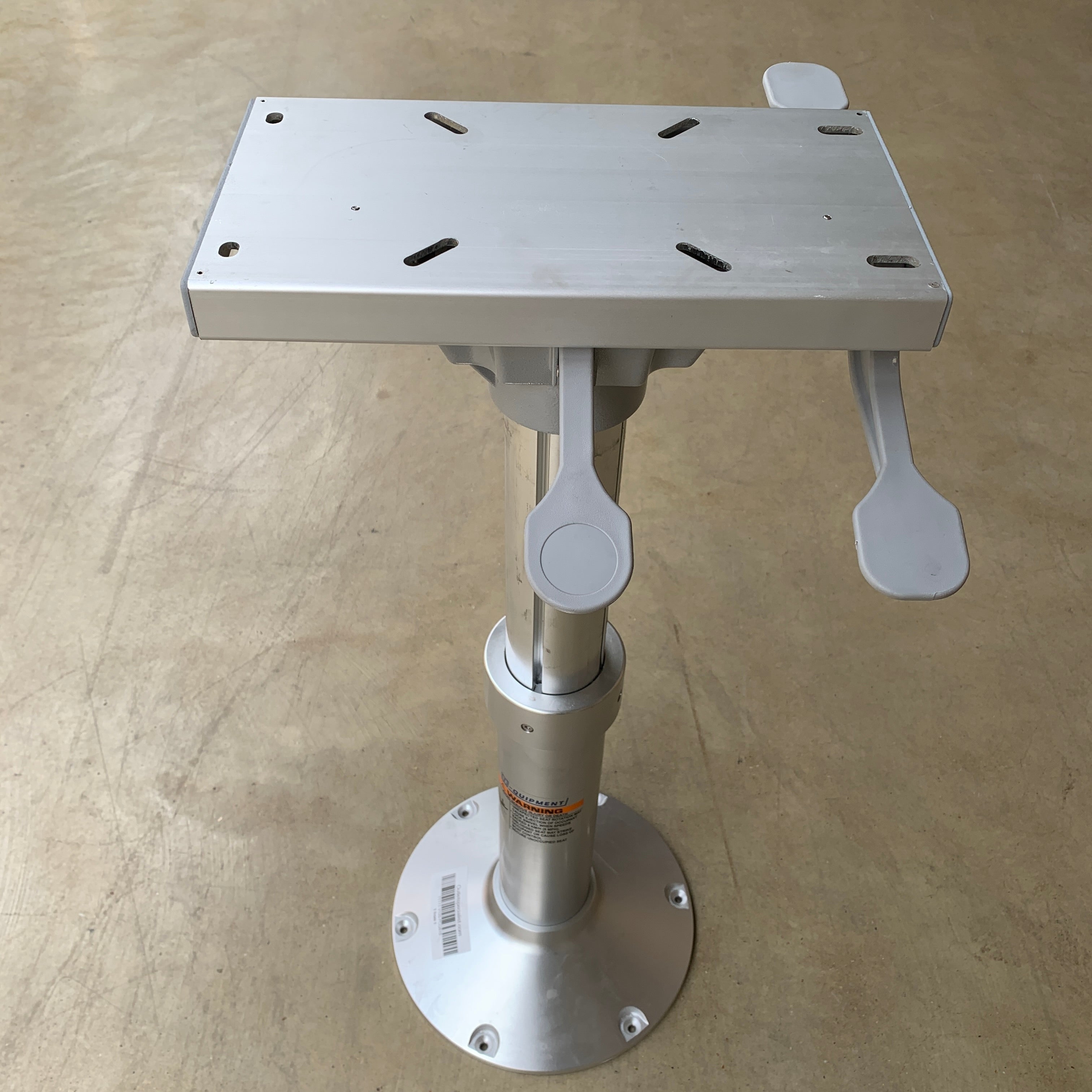 Vetus PCG sittstöd H810 mm aluminium fast