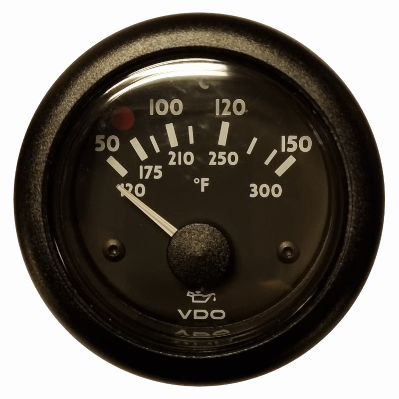 VDO N02 120 410 engine oil pressure gauge 25 bar white