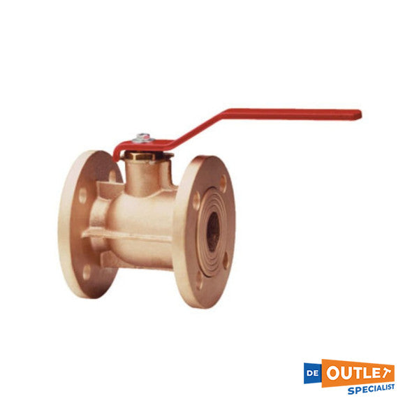 Guidi 2 inch bronze ball valve with flange - PN16 BR.D50