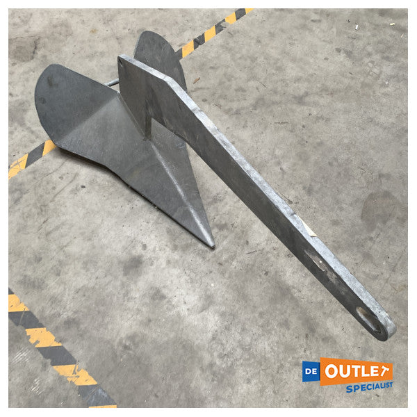 Lewmar Delta 50 KG | 110 LBS galvanized high hold anchor used - 0057450