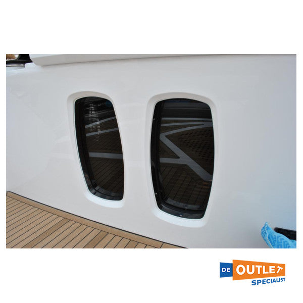 Trend Marine фиксиран илюминатор от неръждаема стомана 690 x 350 mm - T-SES000-PO04