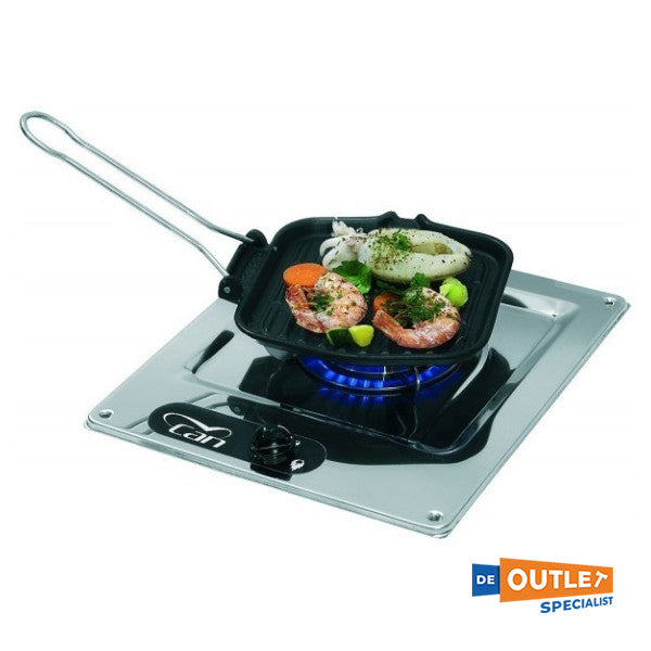 Kan 1 -Burner rustfritt stål gass komfyrinstallasjon - PC1320