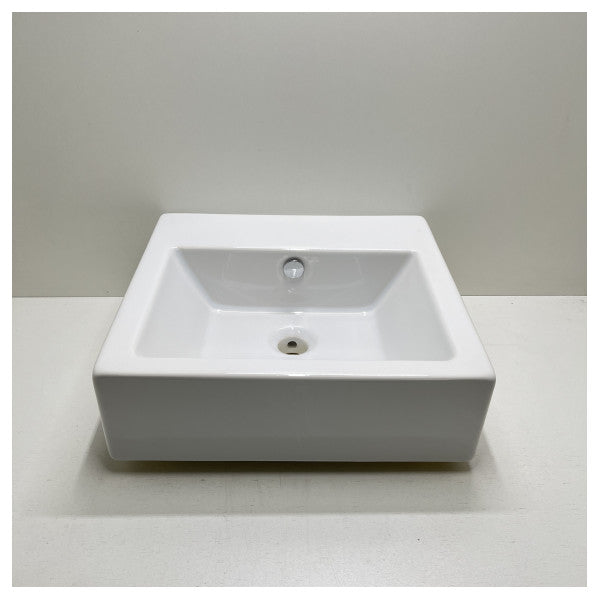 Flori Design Inkaso Square Washbasin White 53 x 27 x 39 cm - L028