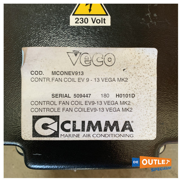 Veco Climma EV 9 | EV 13 fan coil control unit - MCONEV913
