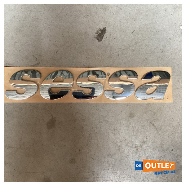 Originalni Sessa Marine Logo krom - 052212