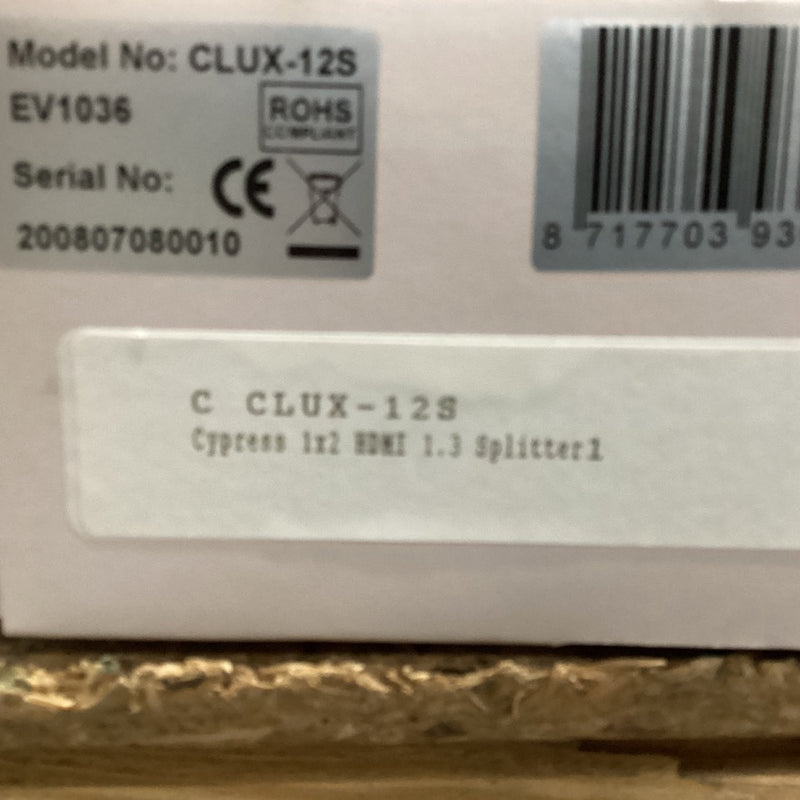 Clux-12S 1 na 2 HDMI razdjelnik