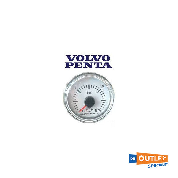 Volvo Penta oil pressure guage white - 874713