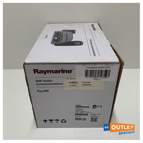 Raymarine Ray260 black box marifoon | vhf system - E70087