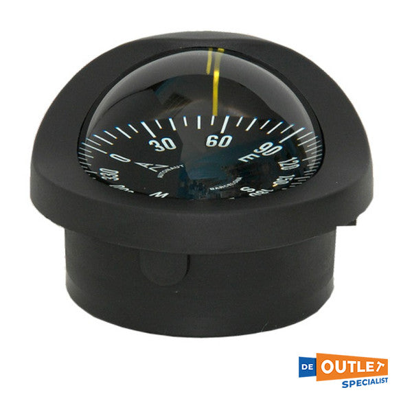 Autonautic flush mount inbouw kompas zwart - C15/150-0065