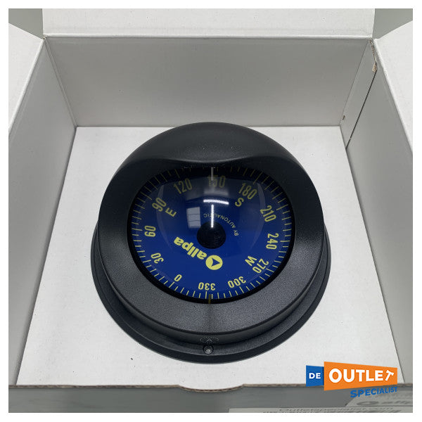 Autonautic flush mount inbouw kompas zwart - C15/150-0065