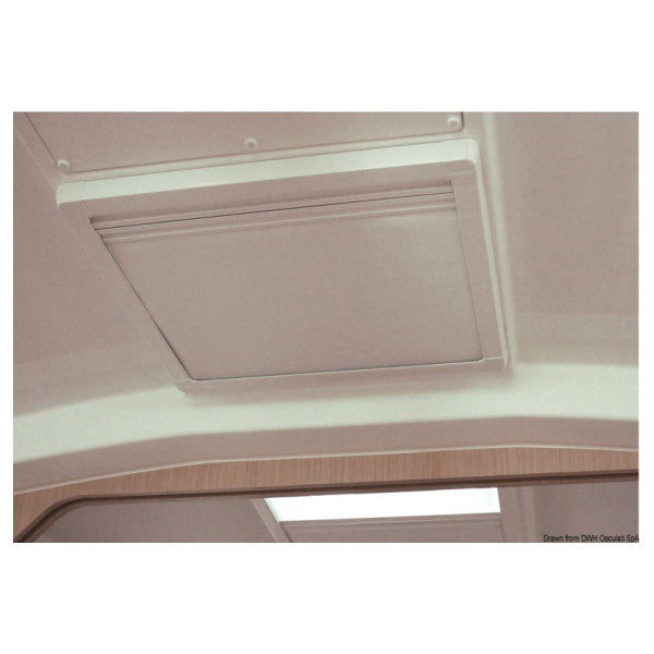 Dometic Skyscreen for Lewmar T44 hatch blind | fly screen 442 x 442 mm
