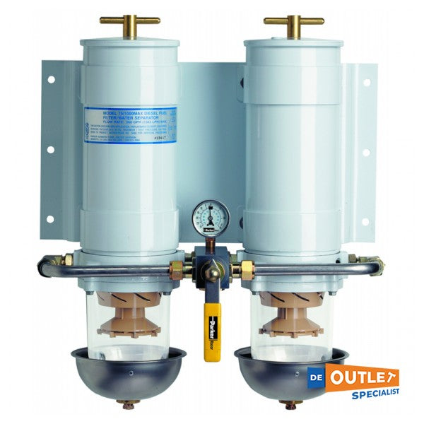 Parker 75/1000 MA dvostruki filter goriva / separator vode 1363L / sat