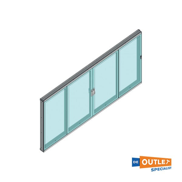 Opacmare 2066.14 4 wing patio door 4000 x 2095 mm