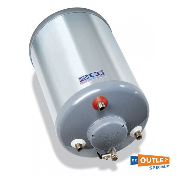 Quick BX 40L RVS boiler met warmtespiraal 230V / 800W