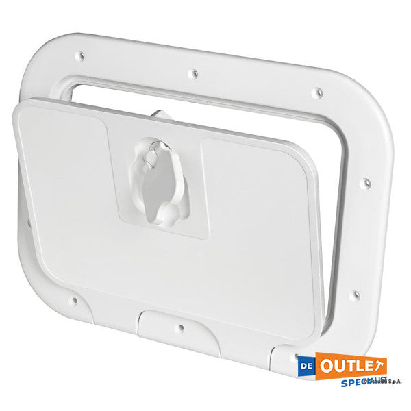 Osculati White inspection hatch anti-slip sufrace 280 x 380 mm - 20.301.00