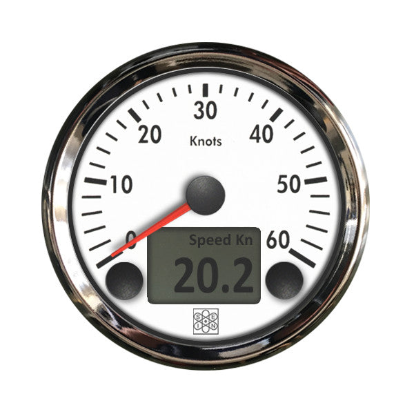 Bieden: San Giorgio SEIN Log-speed 0-60 knots display