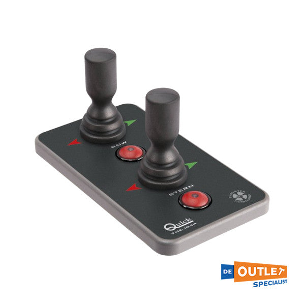 Quick THC joystick bow- | sternthruster controller panel 12/24V - FNTHC1044000A03
