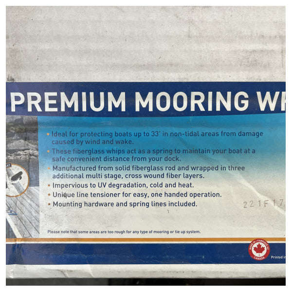 Dock Edge Premium mooring whips 3200F
