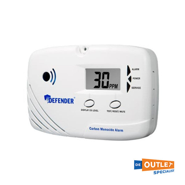 Defender CA6150 Lithium powered Carbon Monoxide detector - alarm