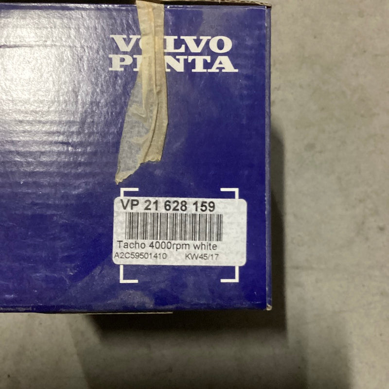 Volvo Penta EVC Tachometer 4000 RPM White 85 mm - 21628159