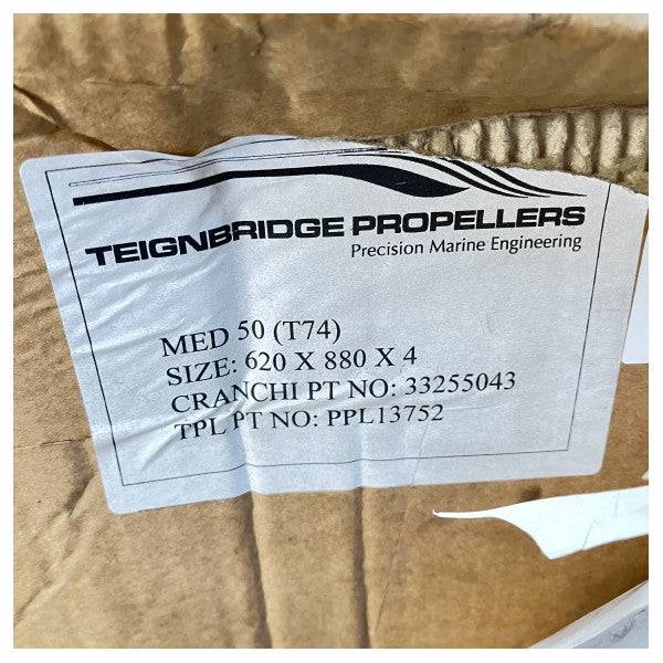 Teignbridge 4-blade nibral propeller 620 x 880 L - 33255043