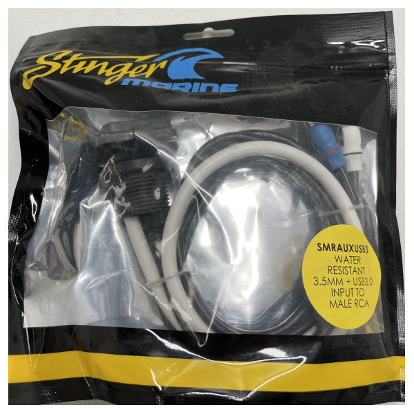 Stinger Marine  SMRAUXUSB3 Marine Audio 3.5 mm to RCA/USB