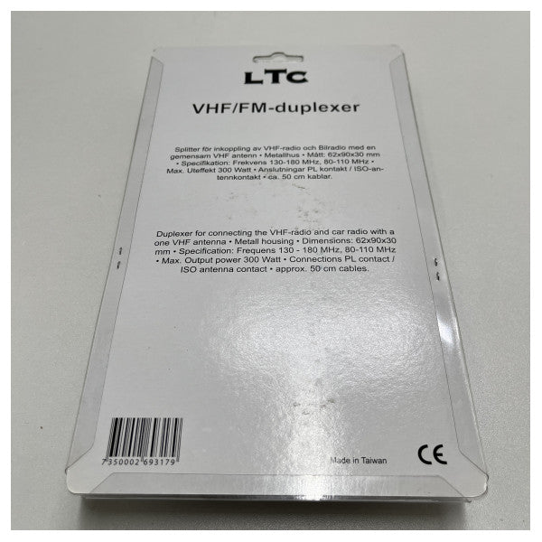 LTC VHF FM-duplexer VHF/FM splitter - 1911