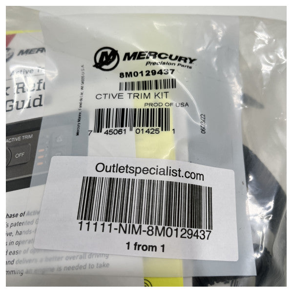 Mercury Mercruiser DTC active trim integration kit - 8M0129437