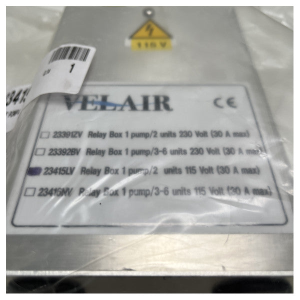 Velair aircon relais box 1-pump 2-units 115V - 23415LV