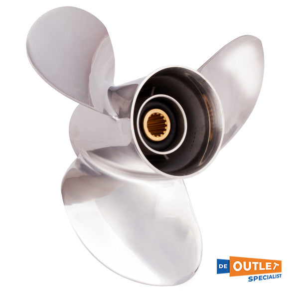 Solas YD3X 13 x 19 LN stainless steel propeller - 3432-130-19