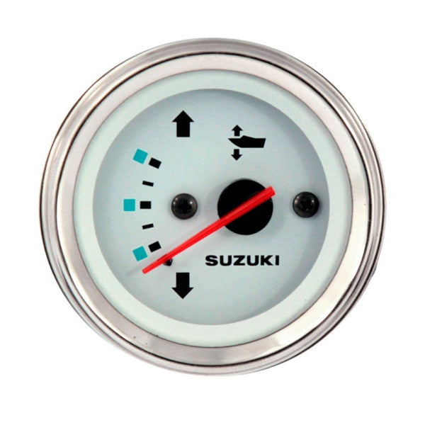 Suzuki white outboard engine trim display - 34800-93J11